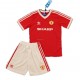 Fotbollströja Manchester United Retro Barn-Hemmaställ 1984 Kort ärm