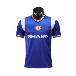 Fotbollströja Manchester United Retro Tredjeställ 1985 Kort ärm