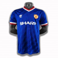 Fotbollströja Manchester United Retro Tredjeställ 1986 Kort ärm