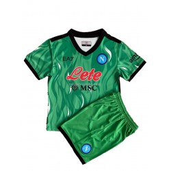 Fotbollströja SSC Napoli Målvakt Barn Hemmaställ 2021-2022 Kort ärm