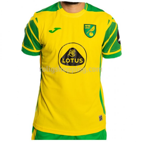 Fotbollströja Norwich City Hemmaställ 2021-2022 Kort ärm