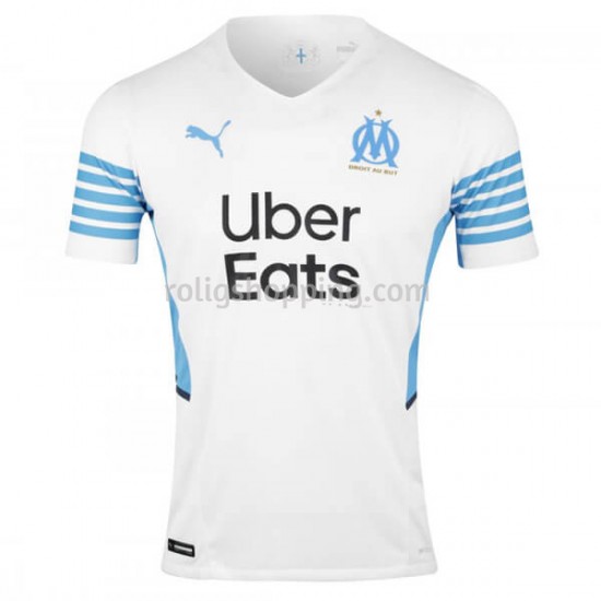 Fotbollströja Olympique de Marseille Hemmaställ 2021-2022 Kort ärm