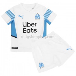 Fotbollströja Olympique de Marseille Barn Hemmaställ 2021-2022 Kort ärm