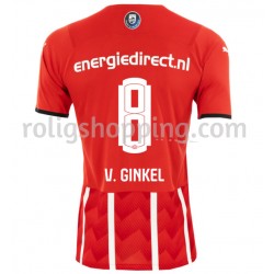 Fotbollströja PSV Eindhoven Marco van Ginkel 8 Hemmaställ 2021-2022 Kort ärm