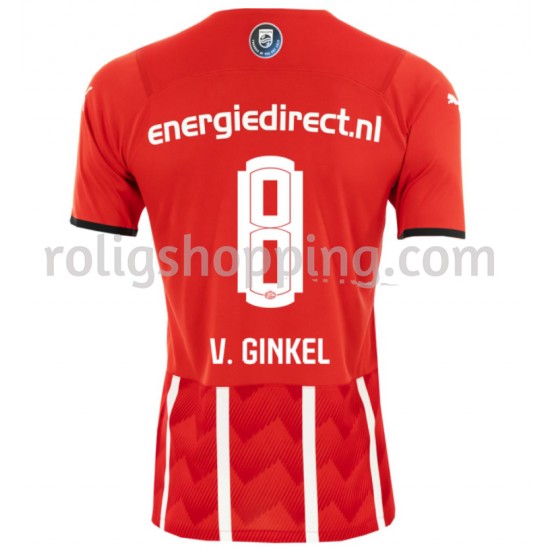 Fotbollströja PSV Eindhoven Marco van Ginkel 8 Hemmaställ 2021-2022 Kort ärm