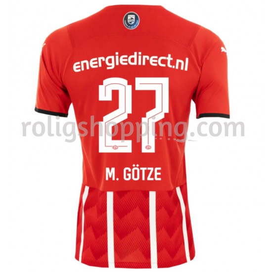 Fotbollströja PSV Eindhoven Mario Götze 27 Hemmaställ 2021-2022 Kort ärm