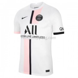 Fotbollströja Paris Saint-Germain Bortaställ 2021-2022 Kort ärm