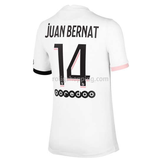 Fotbollströja Paris Saint-Germain Juan Bernat 14 Bortaställ 2021-2022 Kort ärm