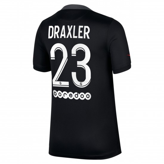 Fotbollströja Paris Saint-Germain Julian Draxler 23 Tredjeställ 2021-2022 Kort ärm