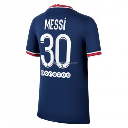 Fotbollströja Paris Saint-Germain Lionel Messi 30 Hemmaställ 2021-2022 Kort ärm