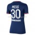 Fotbollströja Paris Saint-Germain Lionel Messi 30 Kvinnor Hemmaställ 2021-2022 Kort ärm