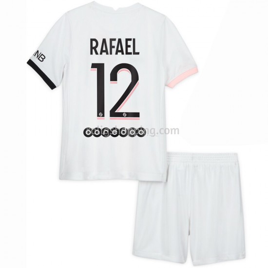 Fotbollströja Paris Saint-Germain Rafinha 12 Barn Bortaställ 2021-2022 Kort ärm
