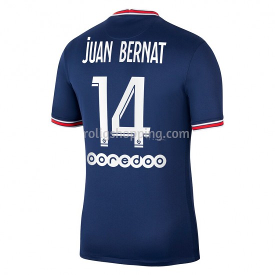 Fotbollströja Paris Saint-Germain Juan Bernat 14 Hemmaställ 2021-2022 Kort ärm