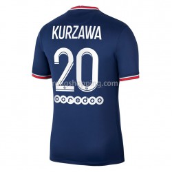 Fotbollströja Paris Saint-Germain Layvin Kurzawa 20 Hemmaställ 2021-2022 Kort ärm