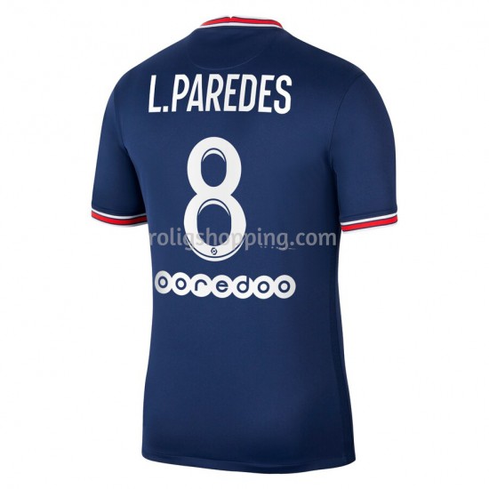 Fotbollströja Paris Saint-Germain Leandro Paredes 8 Hemmaställ 2021-2022 Kort ärm