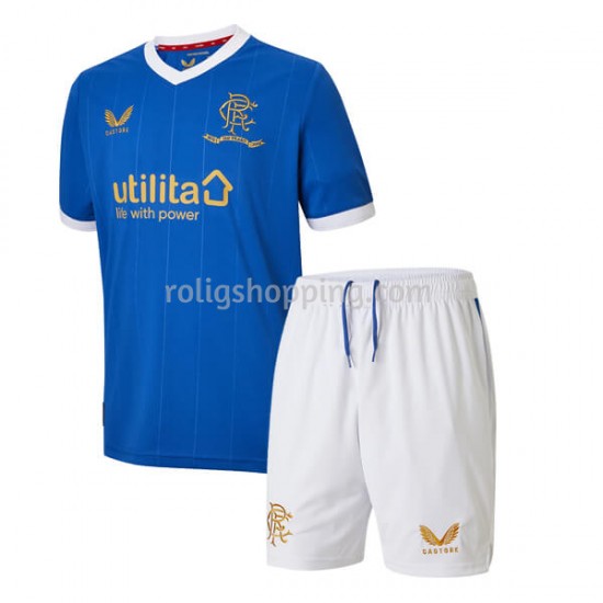 Fotbollströja Rangers Barn Hemmaställ 2021-2022 Kort ärm