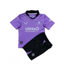 Fotbollströja Rangers Barn Tredjeställ 2021-2022 Kort ärm