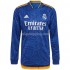 Fotbollströja Real Madrid Bortaställ 2021-2022 Lång ärm