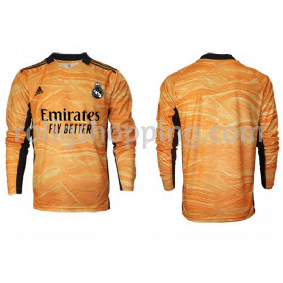 Fotbollströja Real Madrid Målvakt Bortaställ 2021-2022 Lång ärm