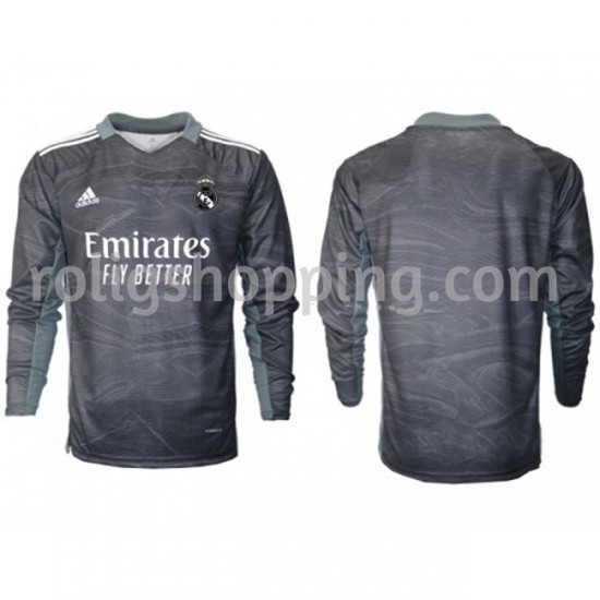 Fotbollströja Real Madrid Målvakt Hemmaställ 2021-2022 Lång ärm