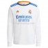 Fotbollströja Real Madrid Hemmaställ 2021-2022 Lång ärm
