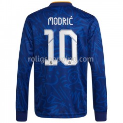 Fotbollströja Real Madrid Luka Modrić 10 Bortaställ 2021-2022 Lång ärm