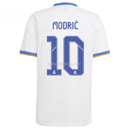Fotbollströja Real Madrid Luka Modrić 10 Hemmaställ 2021-2022 Kort ärm