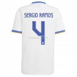 Fotbollströja Real Madrid Sergio Ramos 4 Hemmaställ 2021-2022 Kort ärm