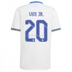 Fotbollströja Real Madrid Vinicius Junior 20 Hemmaställ 2021-2022 Kort ärm