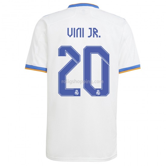 Fotbollströja Real Madrid Vinicius Junior 20 Hemmaställ 2021-2022 Kort ärm