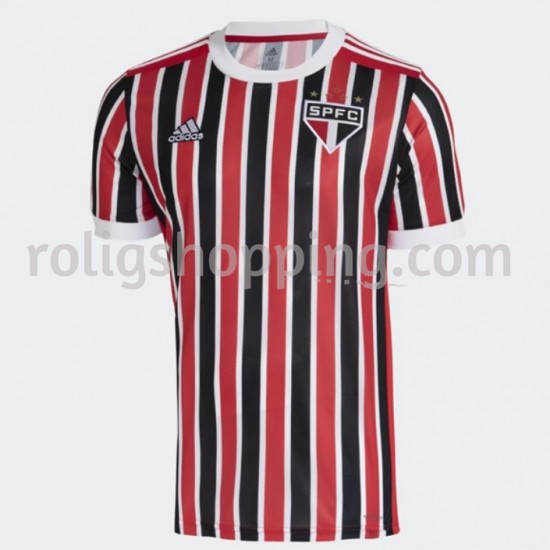 Fotbollströja São Paulo Bortaställ 2021-2022 Kort ärm