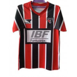Fotbollströja São Paulo Retro Bortaställ 1991 Kort ärm
