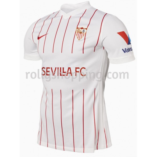 Fotbollströja Sevilla FC Hemmaställ 2021-2022 Kort ärm