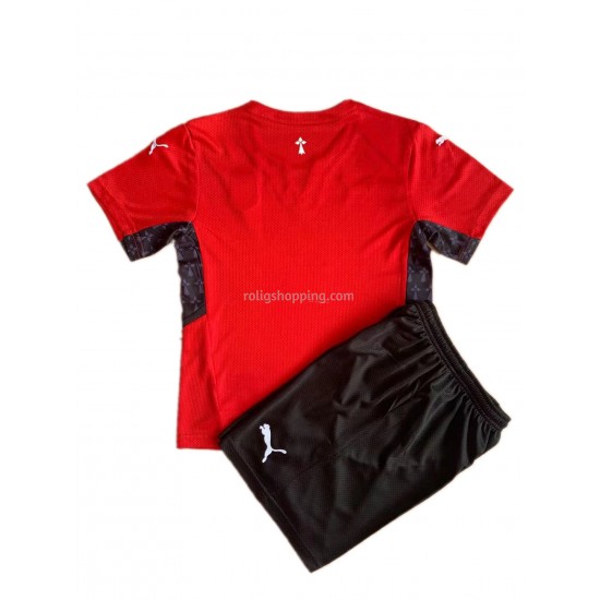 Fotbollströja Stade Rennais Barn Hemmaställ 2021-2022 Kort ärm