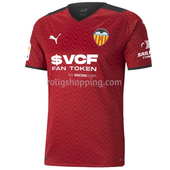 Fotbollströja Valencia CF Bortaställ 2021-2022 Kort ärm