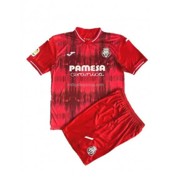 Fotbollströja Villarreal CF Barn Bortaställ 2021-2022 Kort ärm
