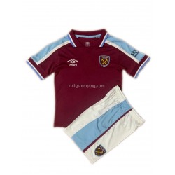 Fotbollströja West Ham United Barn Hemmaställ 2021-2022 Kort ärm