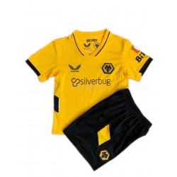 Fotbollströja Wolverhampton Wanderers Barn Hemmaställ 2021-2022 Kort ärm