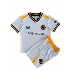 Fotbollströja Wolverhampton Wanderers Barn Tredjeställ 2021-2022 Kort ärm