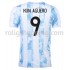 Fotbollströja Argentina Kun Agüero 9 Hemmaställ 2021 Kort ärm