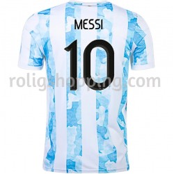Fotbollströja Argentina Lionel Messi 10 Hemmaställ 2021 Kort ärm