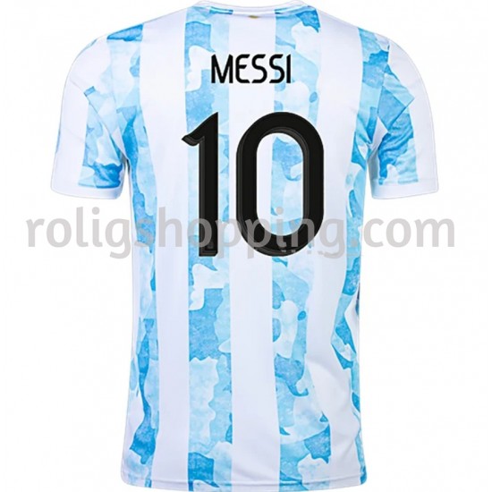 Fotbollströja Argentina Lionel Messi 10 Hemmaställ 2021 Kort ärm
