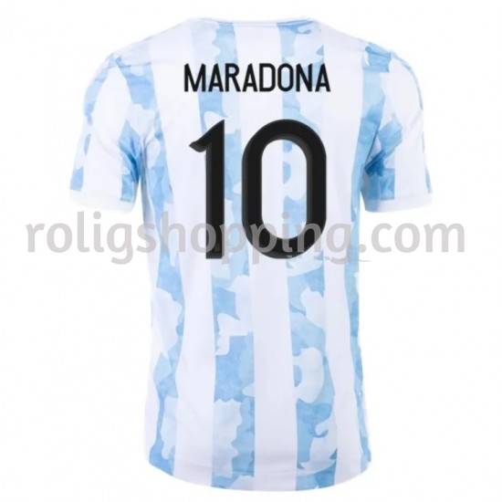 Fotbollströja Argentina Maradona 10 Hemmaställ 2021 Kort ärm