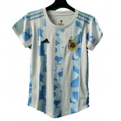 Fotbollströja Argentina Kvinnor Hemmaställ 2021 Kort ärm