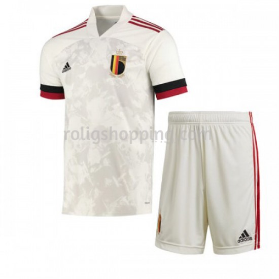 Fotbollströja Belgien Barn Bortaställ Euro 2020 Kort ärm