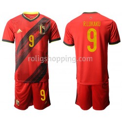 Fotbollströja Belgien Romelu Lukaku 9 Hemmaställ Euro 2020 Kort ärm