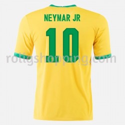 Fotbollströja Brasilien Neymar JR 10 Hemmaställ 2020-2021 Kort ärm