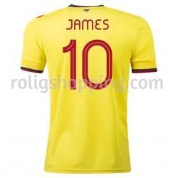 Fotbollströja Colombia James 10 Hemmaställ 2020-2021 Kort ärm