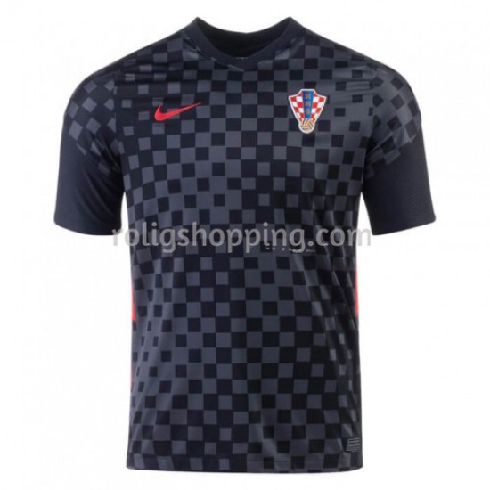 Fotbollströja Kroatien Bortaställ Euro 2020 Kort ärm