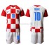 Fotbollströja Kroatien Luka Modrić 10 Barn Hemmaställ Euro 2020 Kort ärm